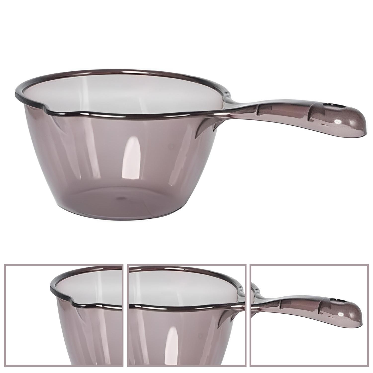 Limitless Water Spoon Thickened Anti-skid Long Handle Household Water Scoop for Bucket with Handle Durable Kitchen Gadget Supplies Tools (Transparent)